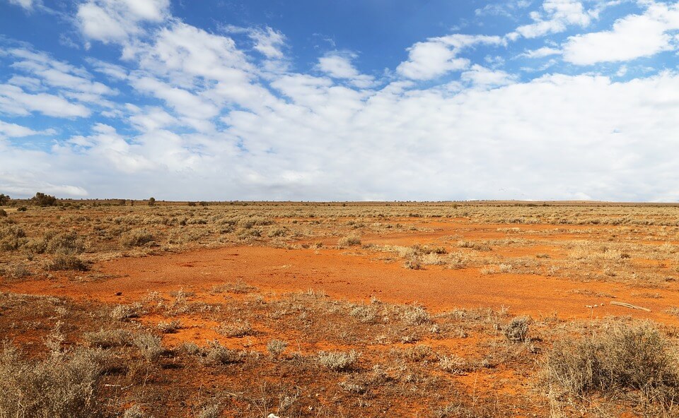 dry inland Australia