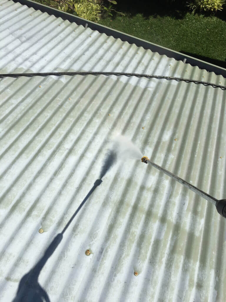 Cleaning Metal Roof