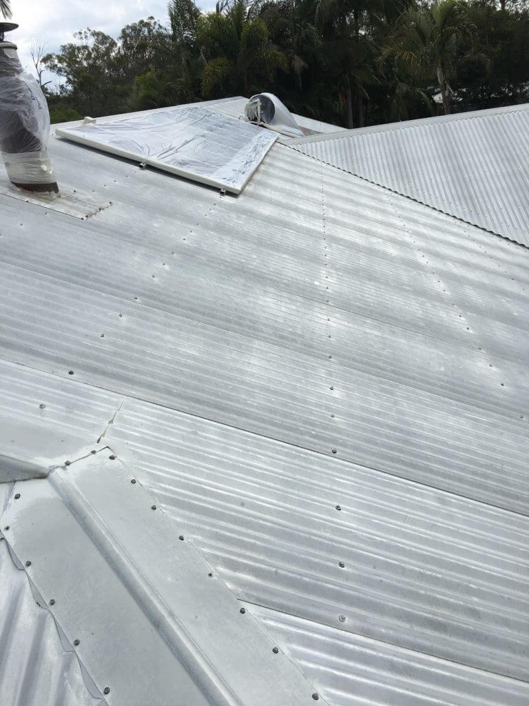 White Roof before painting