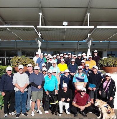 Blind Golf Day At Virginia Club
